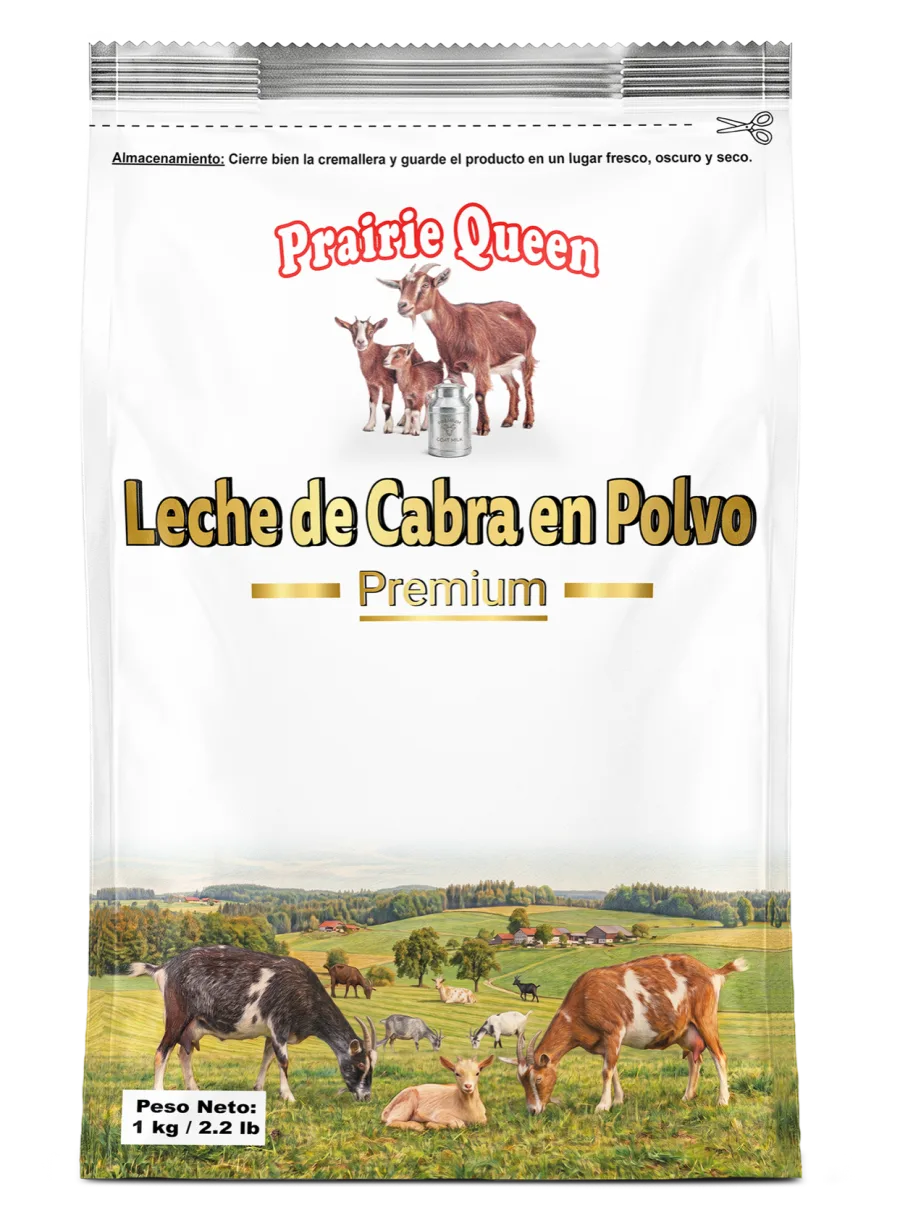 Goat milk powder Spanish front