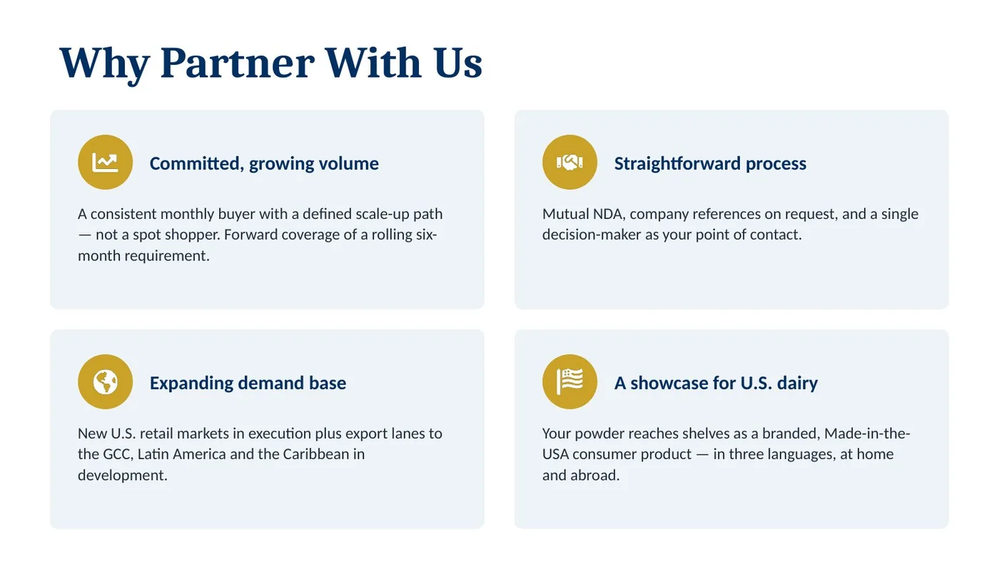 Prairie Queen partner overview slide