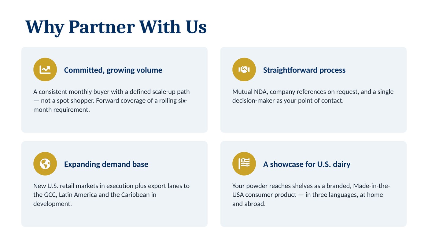 Prairie Queen partner overview slide